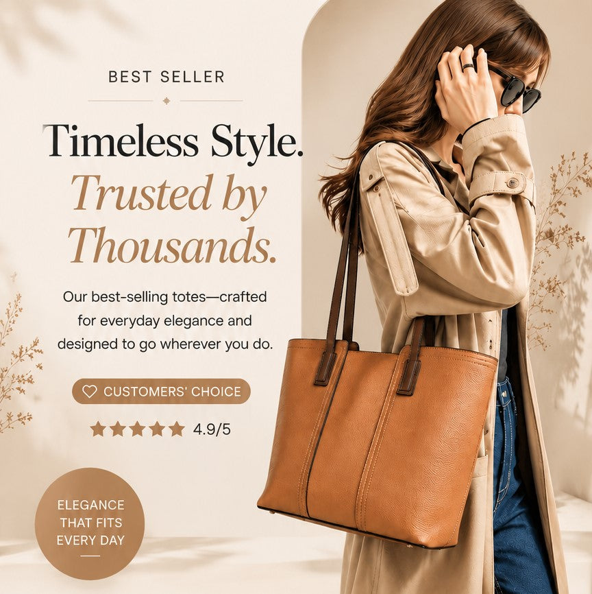 Bestseller – AETHEL Women's Leather Tote Bags, Crossbody Bags and Clutches in Canada – Elegant Minimalist Style for Modern Women – Shop Now