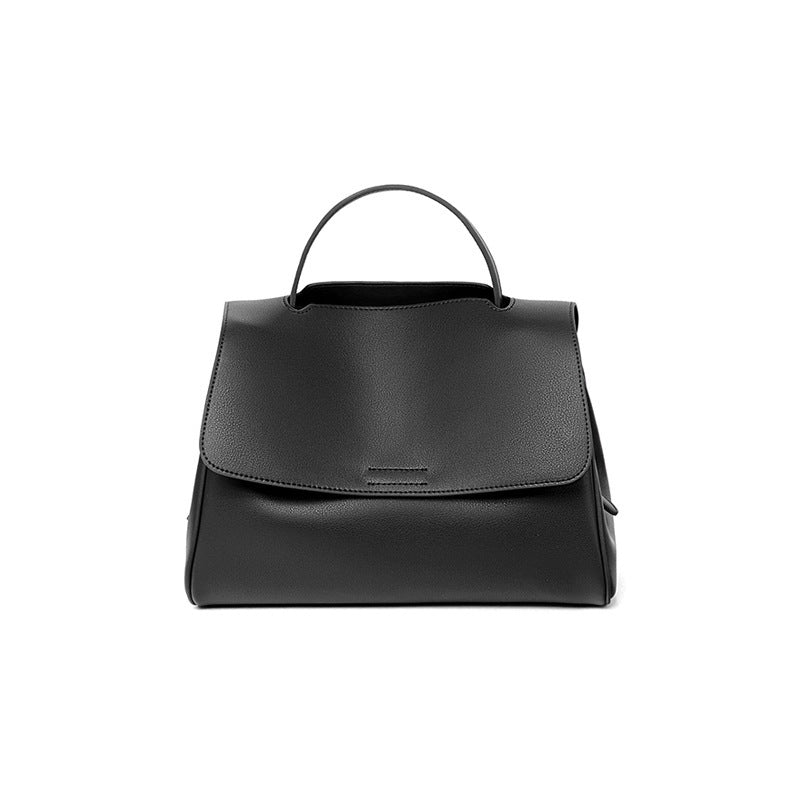 Interior view of AETHEL vegan leather womens bag showing organized pockets and compartments