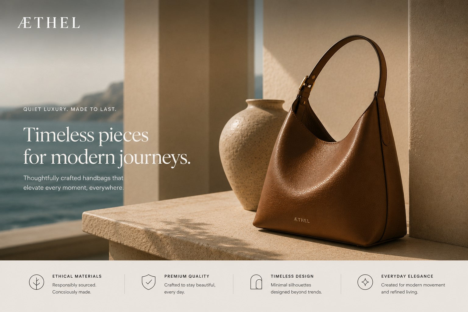 Women's luxury leather crossbody bags, tote bags & shoulder bags – ÆTHEL Canada
